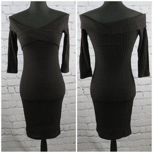 Women's Off the Shoulder Fitted Dress